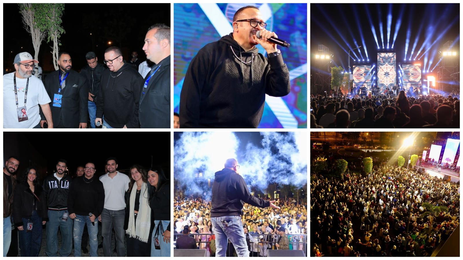 كامل العدد.. هشام عباس يشعل حفلEast Hub لمجموعة طلعت مصطفى بحضور أكثر من 7000 شخص